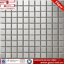 foshan factory supply Square stainless steel mosaic tile for bathroom wall